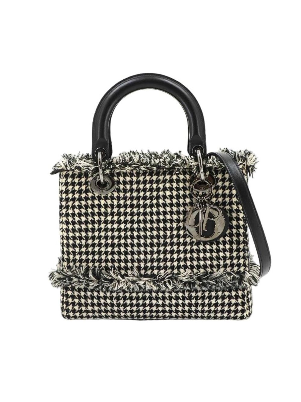 Dior Lady Medium 2-Way Bag Tweed